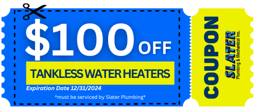 Tankless Water Heater Replacement Coupon - Slater Plumbing Tankless Water Heater Replacement Coupon - Slater Plumbing